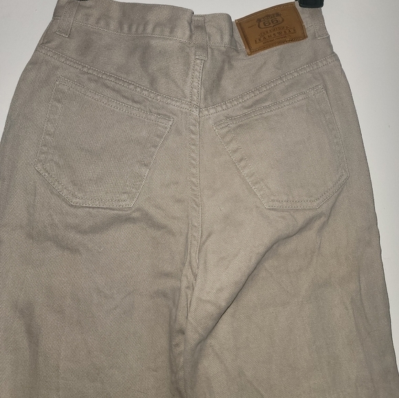 VINTAGE Route 66 Relaxing Fit Women's Tan Jeans 👖 - Picture 3 of 5
